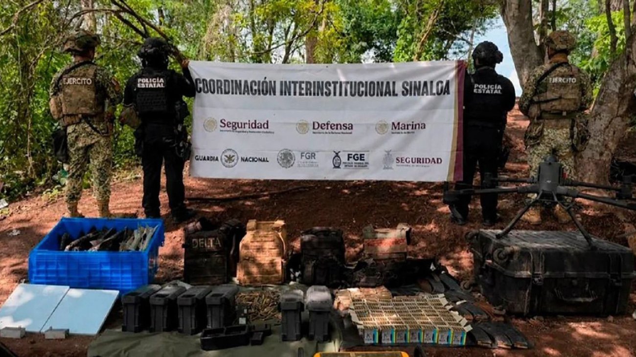 Inhabilitan laboratorio clandestino tras operativos en Sinaloa