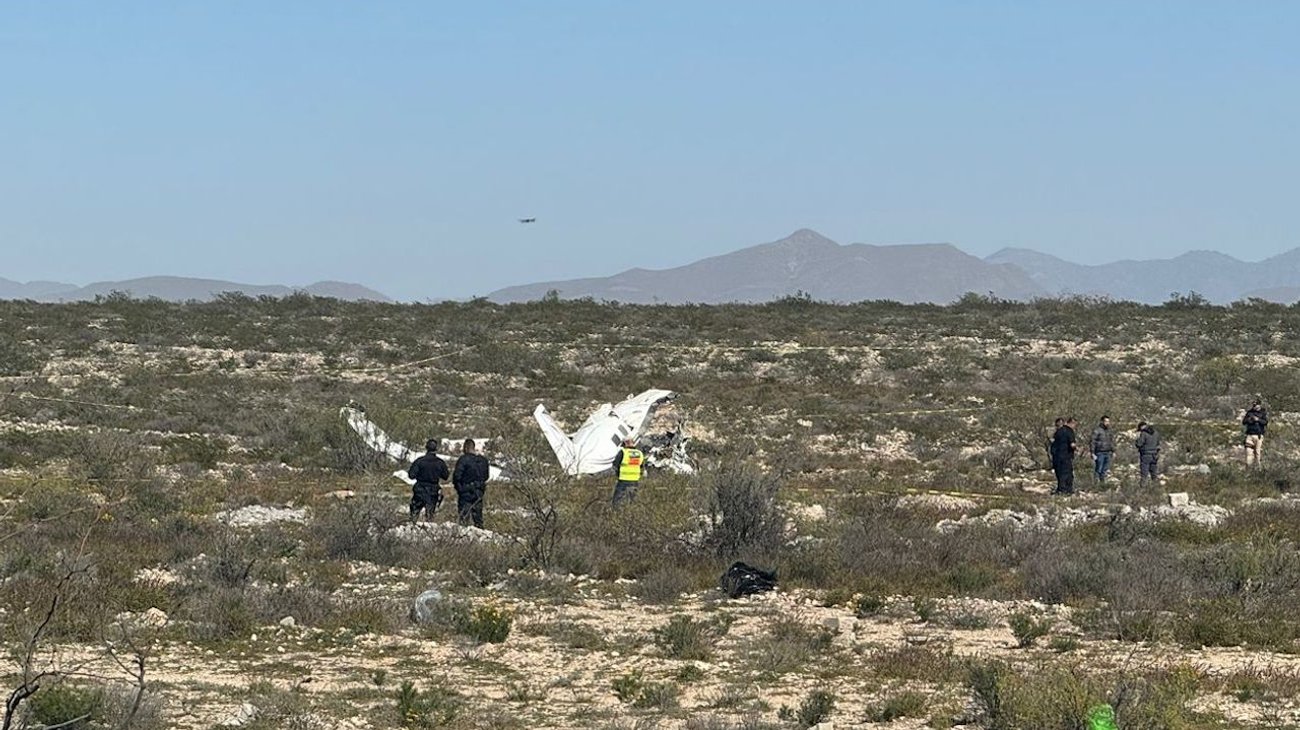 Mueren 4 personas al desplomarse avioneta en Ramos Arizpe