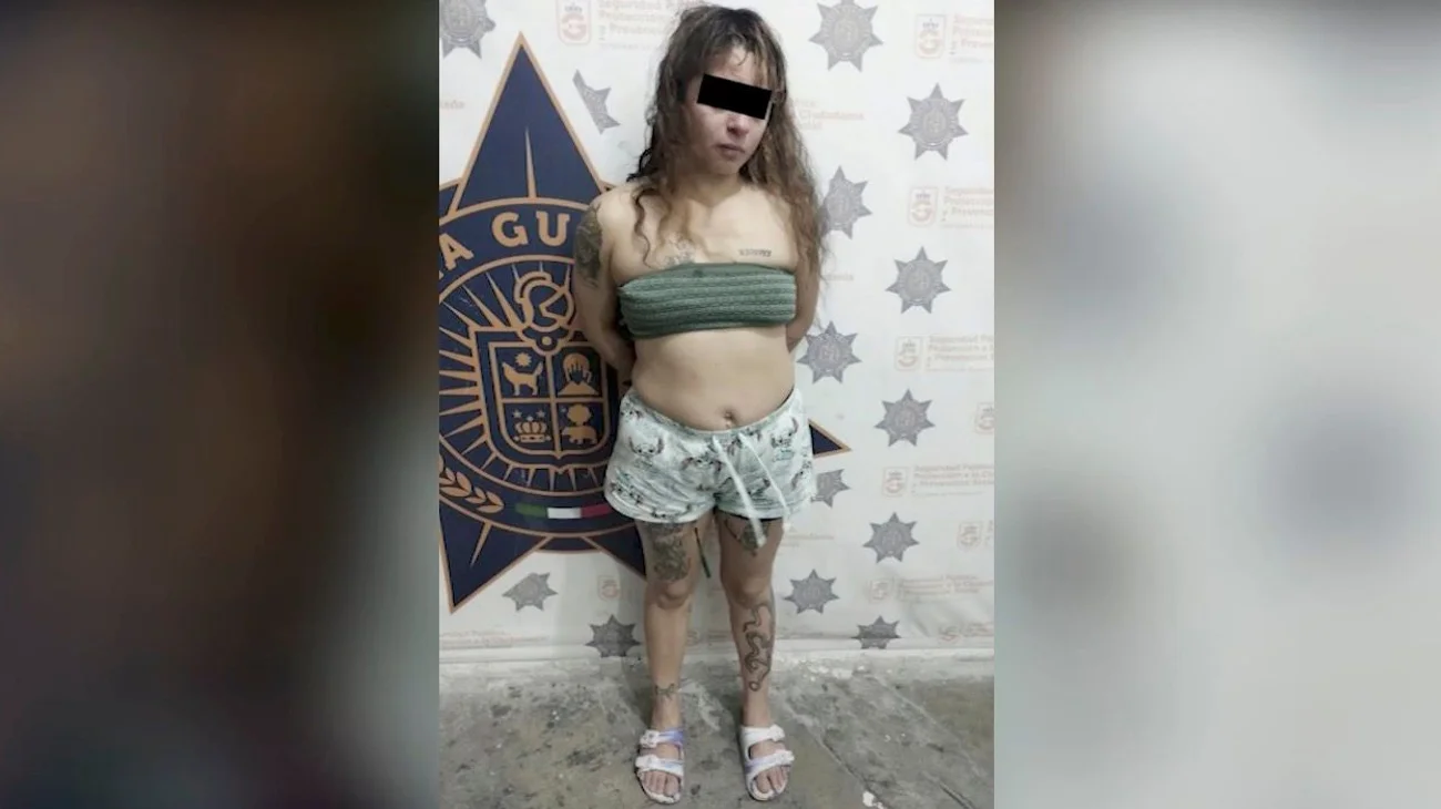 Detienen a mujer por amenazar con un cuchillo a su vecina