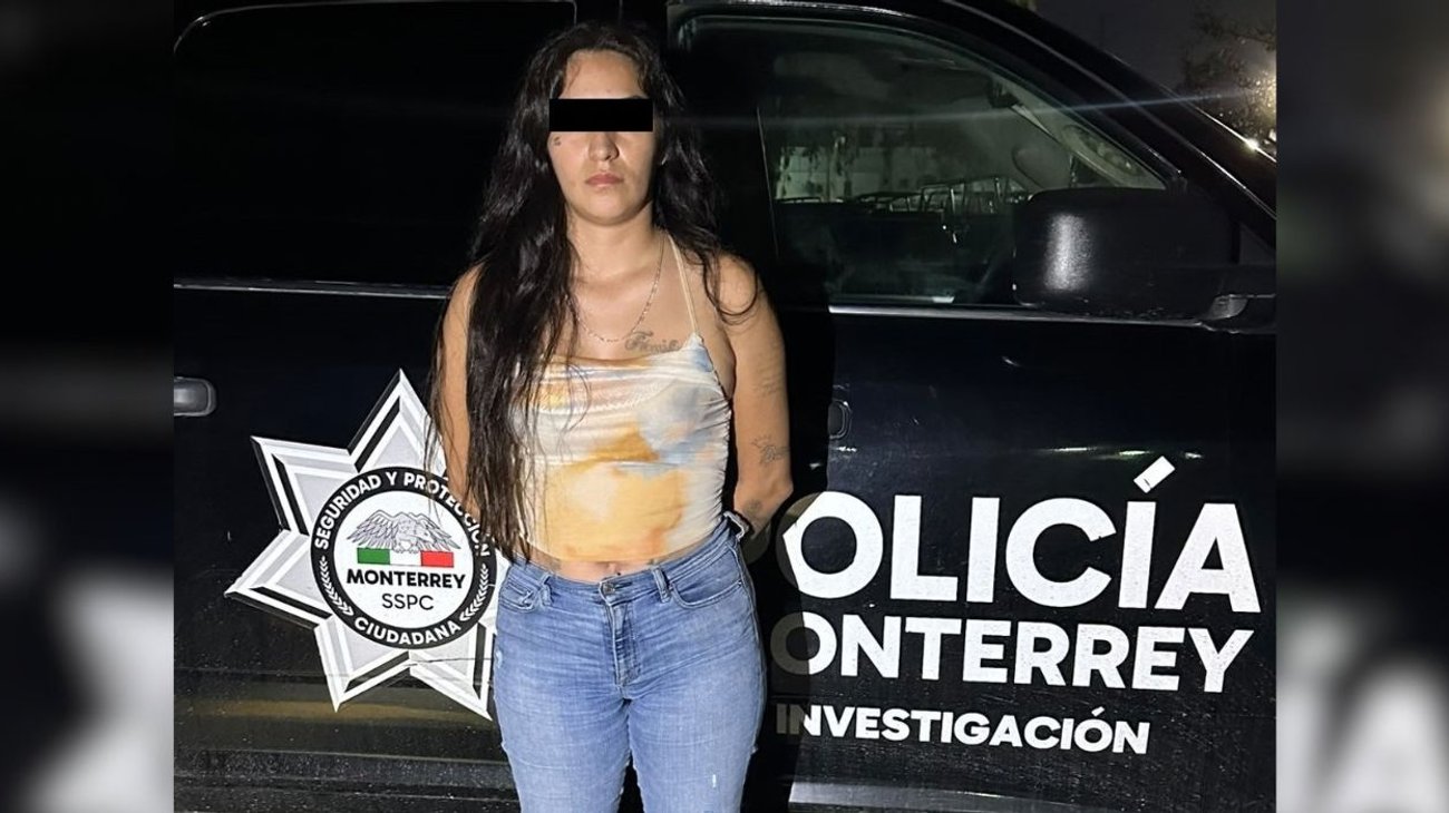 Detienen a mujer con droga y auto relacionado con daños a negocio