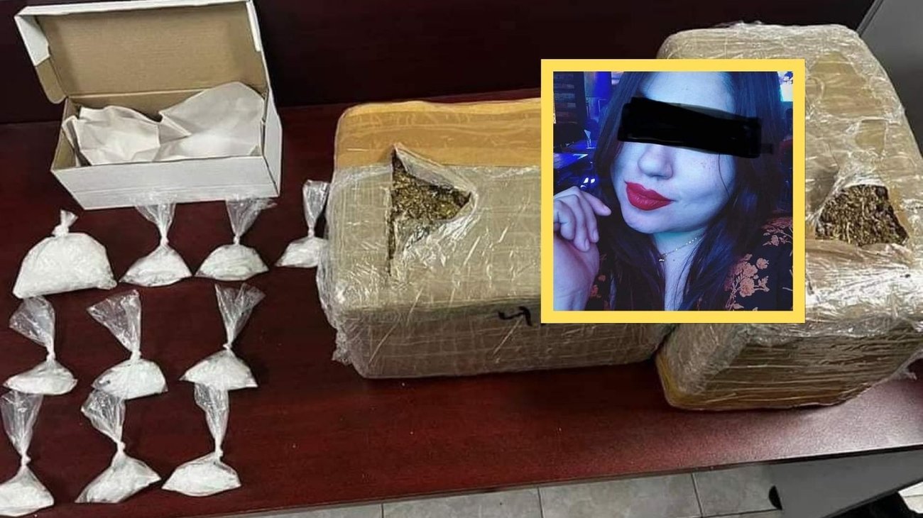 Detienen a mujer con cocaína en Piedras Negras