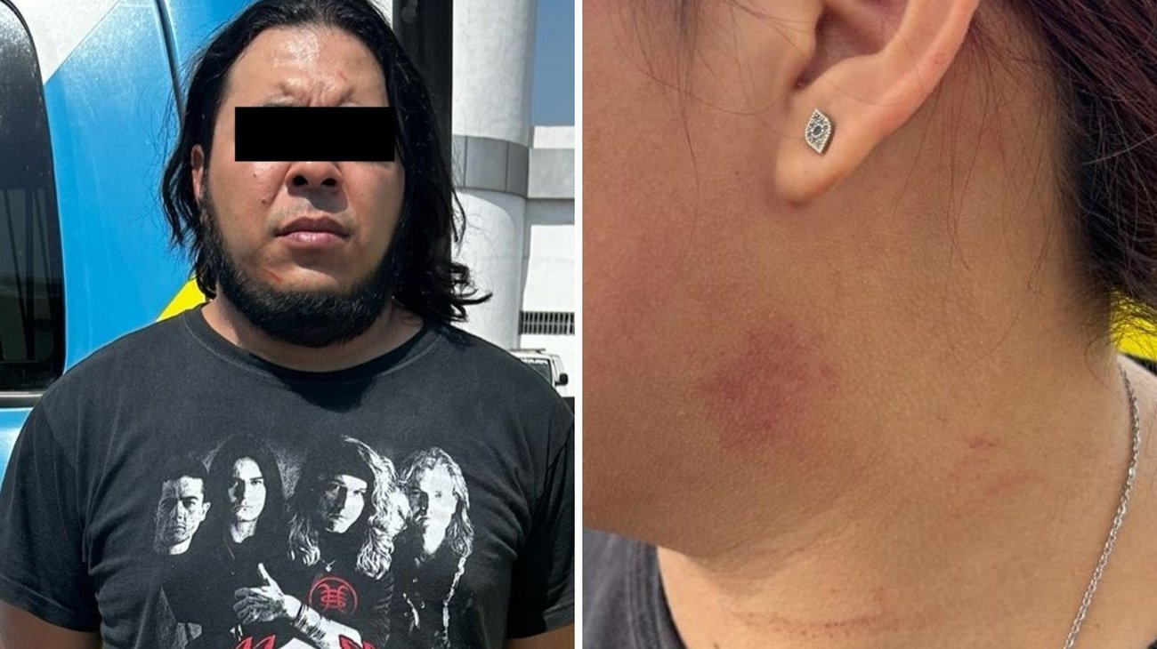 Detenido por tratar de estrangular a su pareja por celos