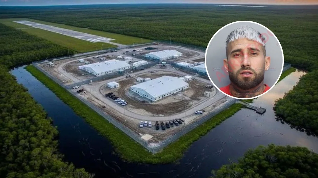 Nos tratan como perros: cubano detenido en 'Alligator Alcatraz'