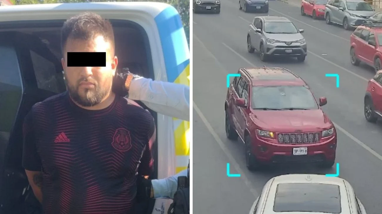 Capturan a hombre armado tras persecución en Monterrey