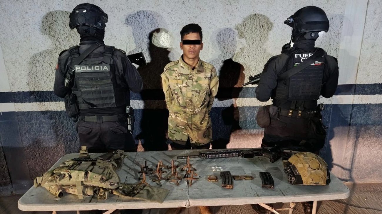 Detienen a presunto integrante de grupo delictivo en Dr. Coss