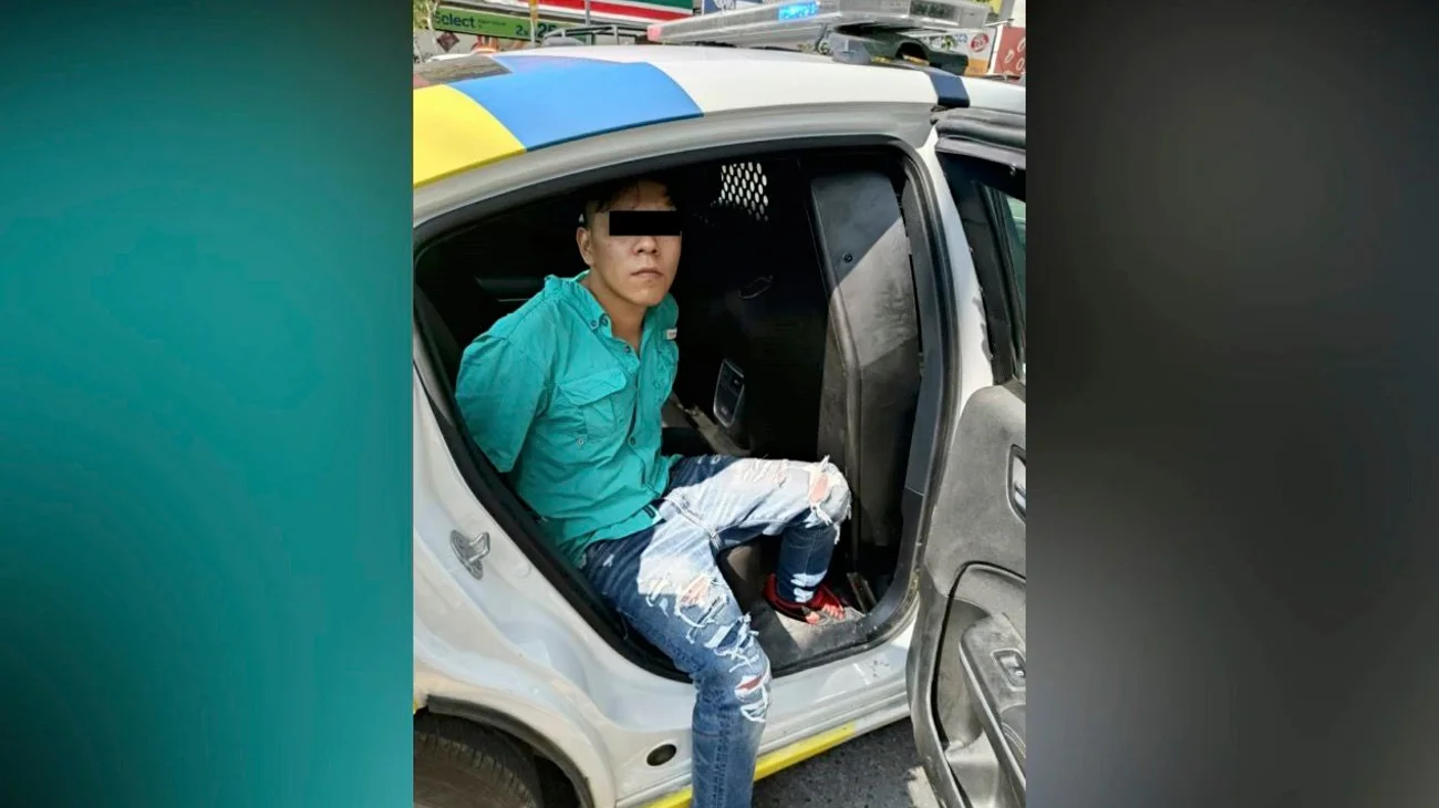 Cae joven con droga durante operativo en camiones