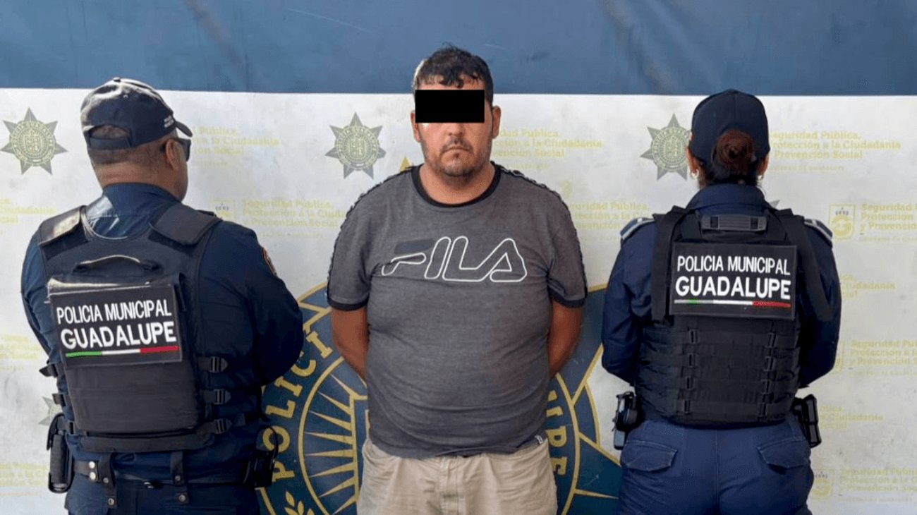 Detienen a hombre con 40 dosis de droga en Guadalupe