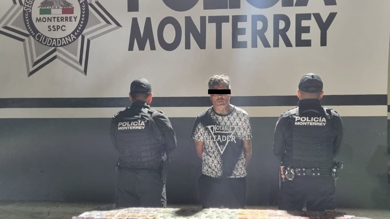 Cae con droga y 15 mil pesos en calles de la colonia Industrial