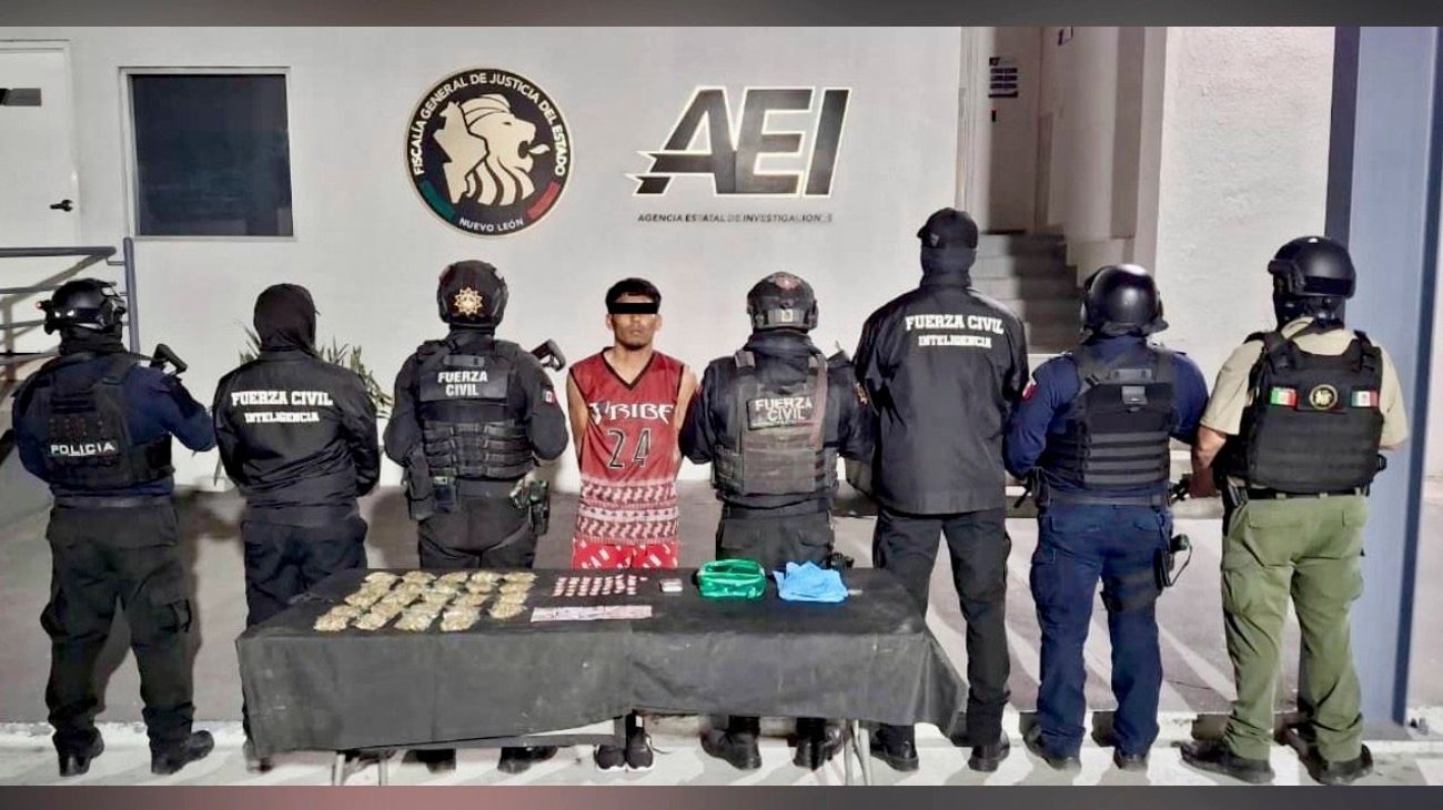 Detienen a presunto narcodistribuidor en Linares