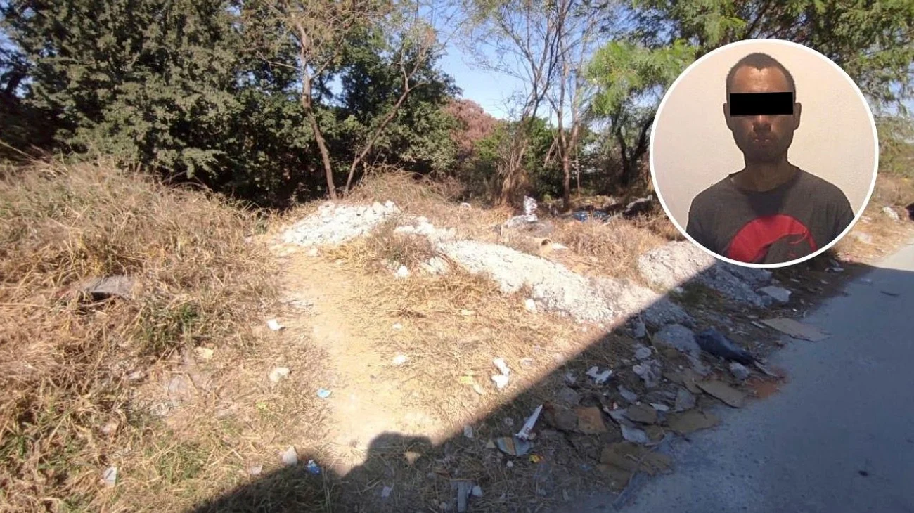 Detienen a hombre por tirar escombro en el río La Silla