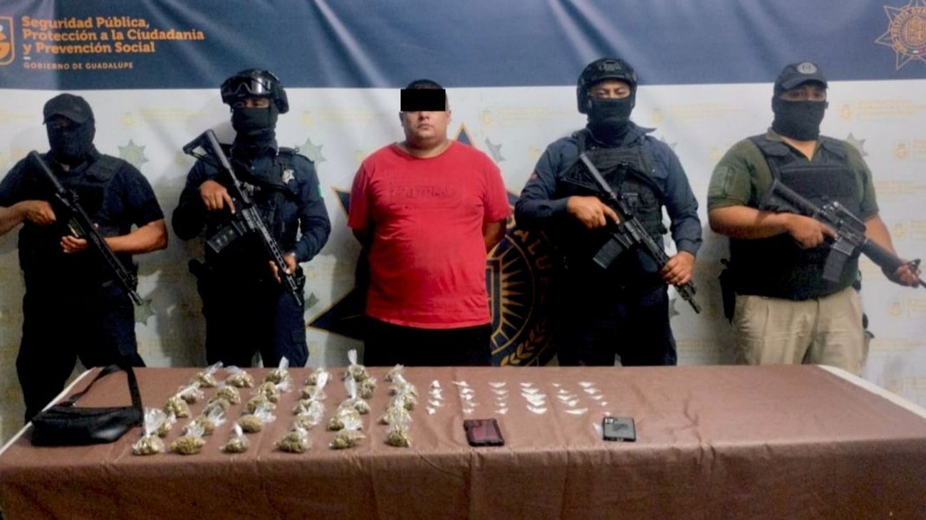 Cae en Guadalupe presunto operador logístico de célula criminal
