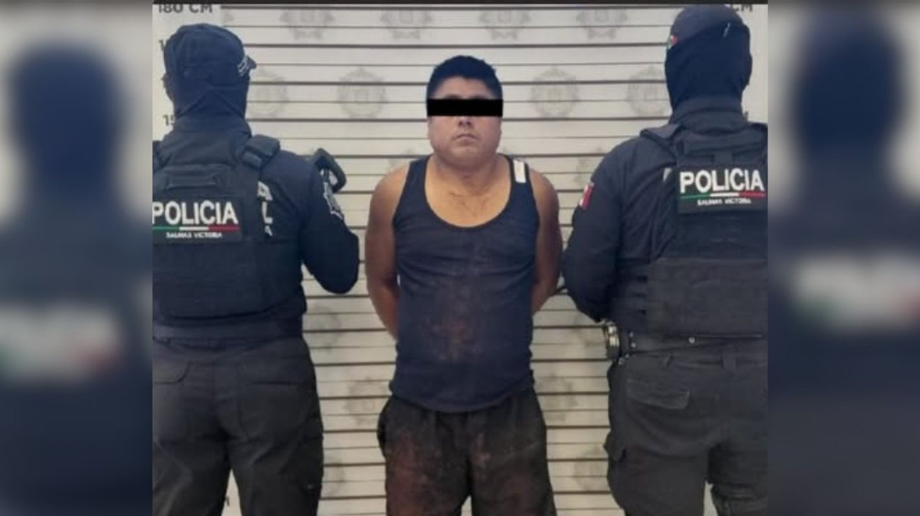 Cae por atacar a su pareja con arma blanca en Salinas Victoria