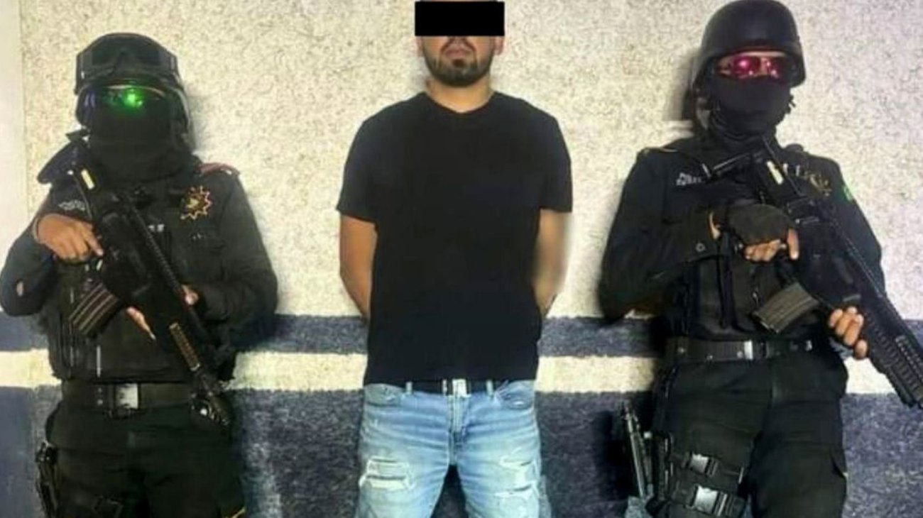 Cae hombre con arma de fuego y 90 mil pesos en Juárez