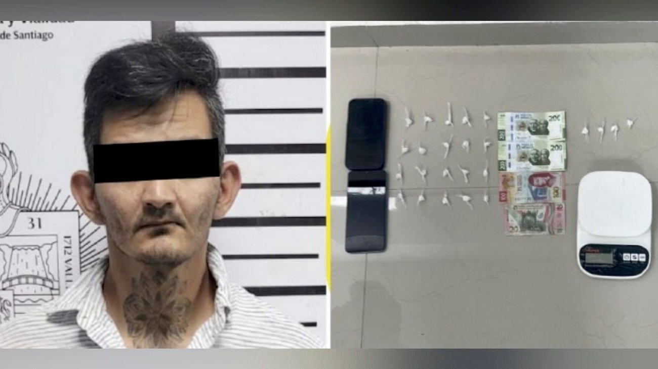 Detienen en Santiago a presunto montachoques con droga