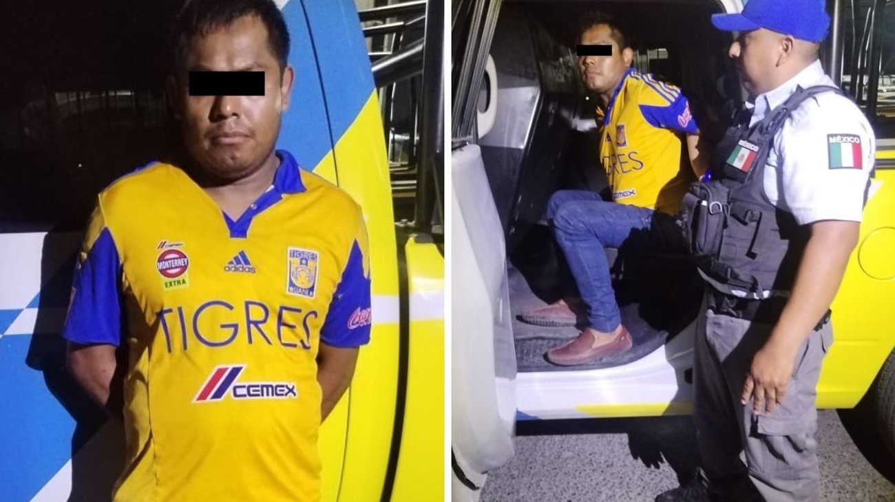 Capturan motociclista con placa colgada de Monterrey