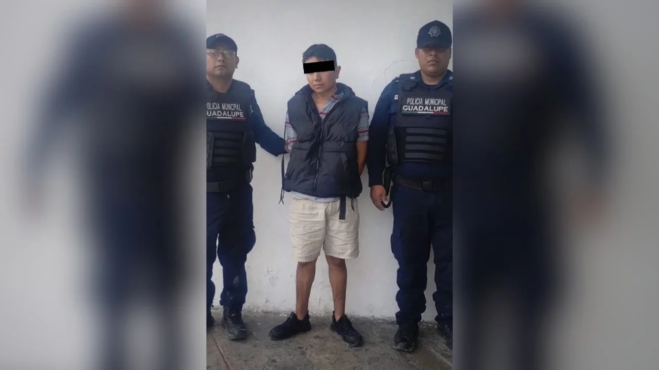 Detienen a presunto asaltante tras persecución