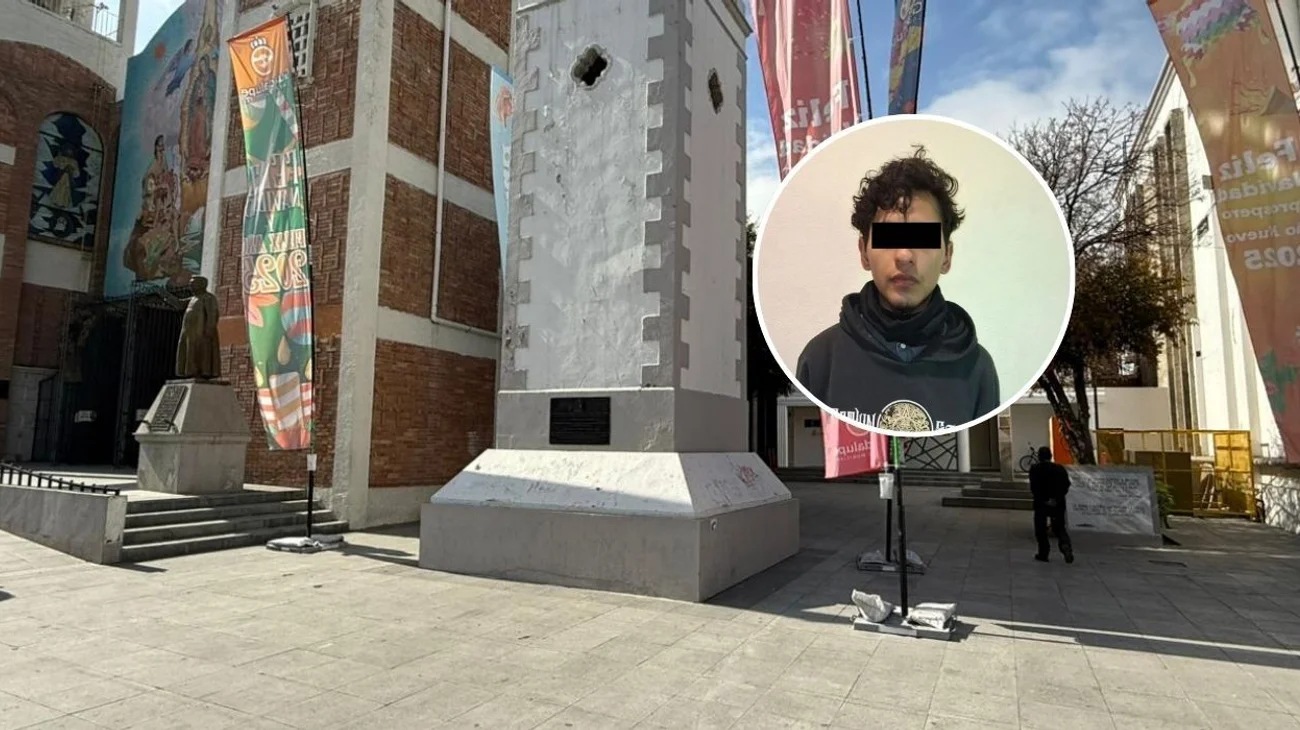 Por realizar pintas detienen a joven en Guadalupe