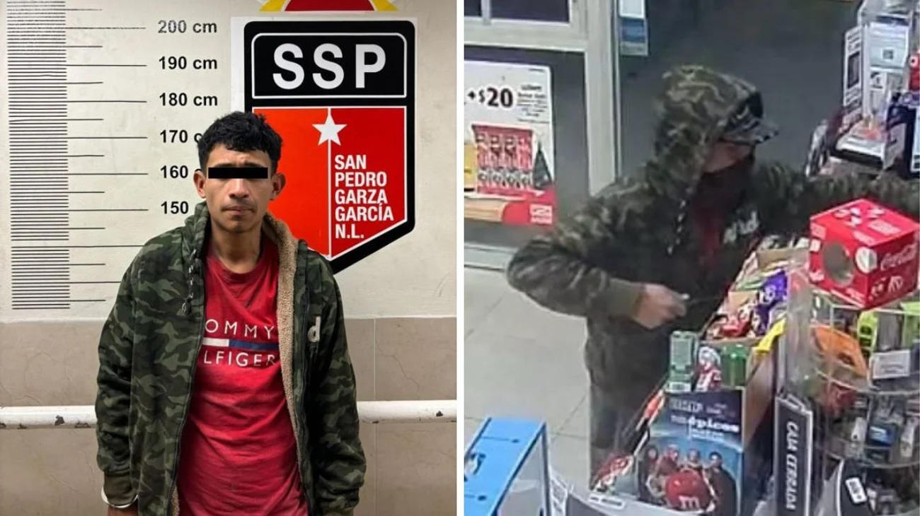 Cae tras atracar tienda en la Del Valle armado con cuchillo