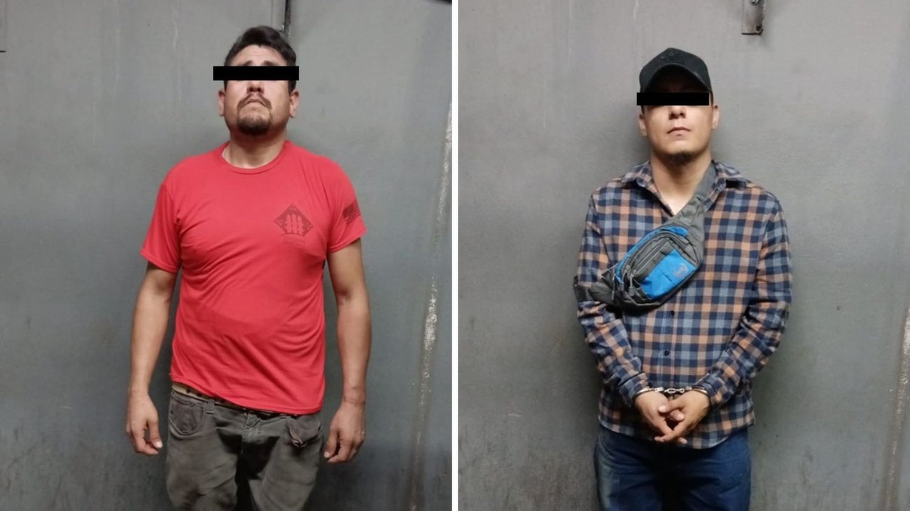 Policía de Apodaca frustra asalto y detienen a dos hombres