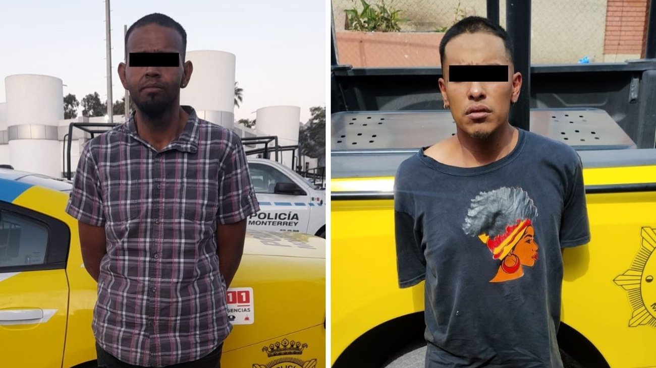 Capturan a tres hombres con droga en Monterrey