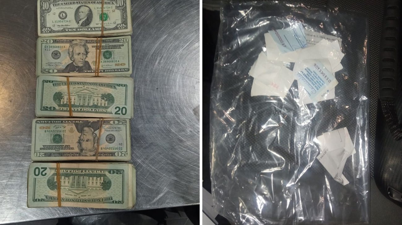 Lo detienen con 10 mil dólares en el aeropuerto de Monterrey