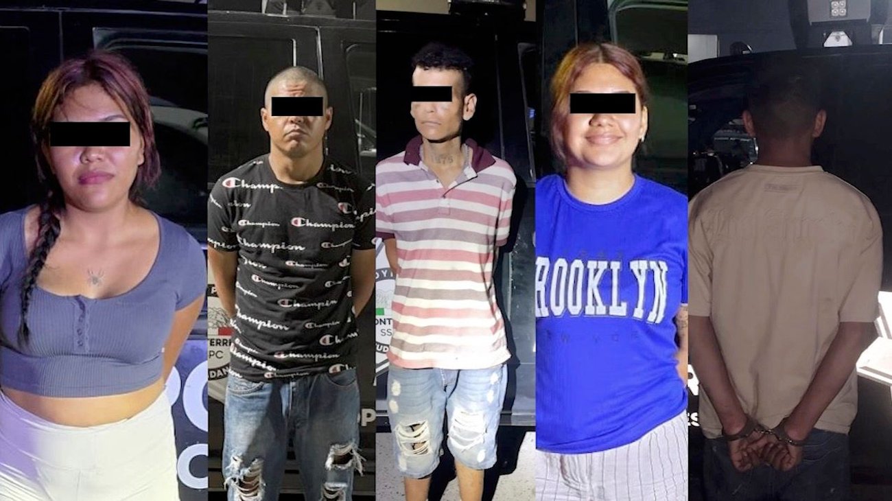 Operativo en colonia Garza Nieto deja cinco detenidos con droga