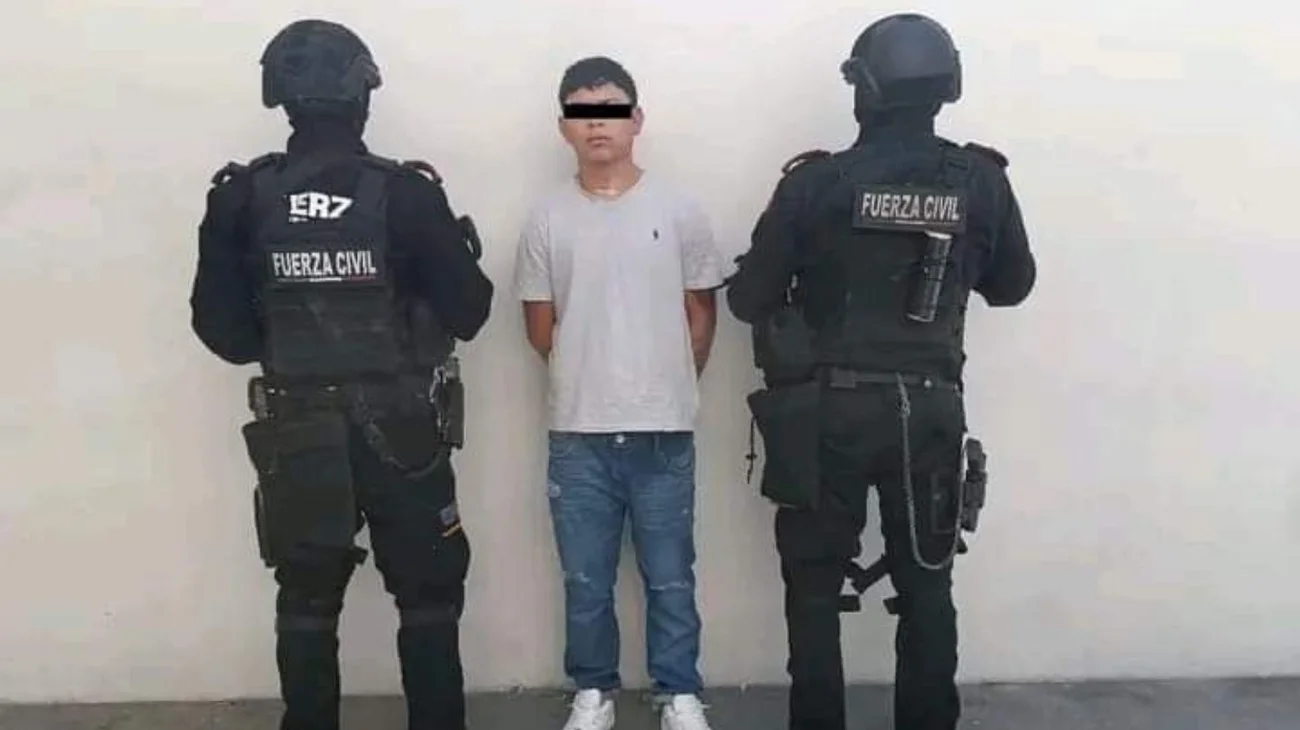 Detienen a joven de 19 años con drogas al norte de Monterrey