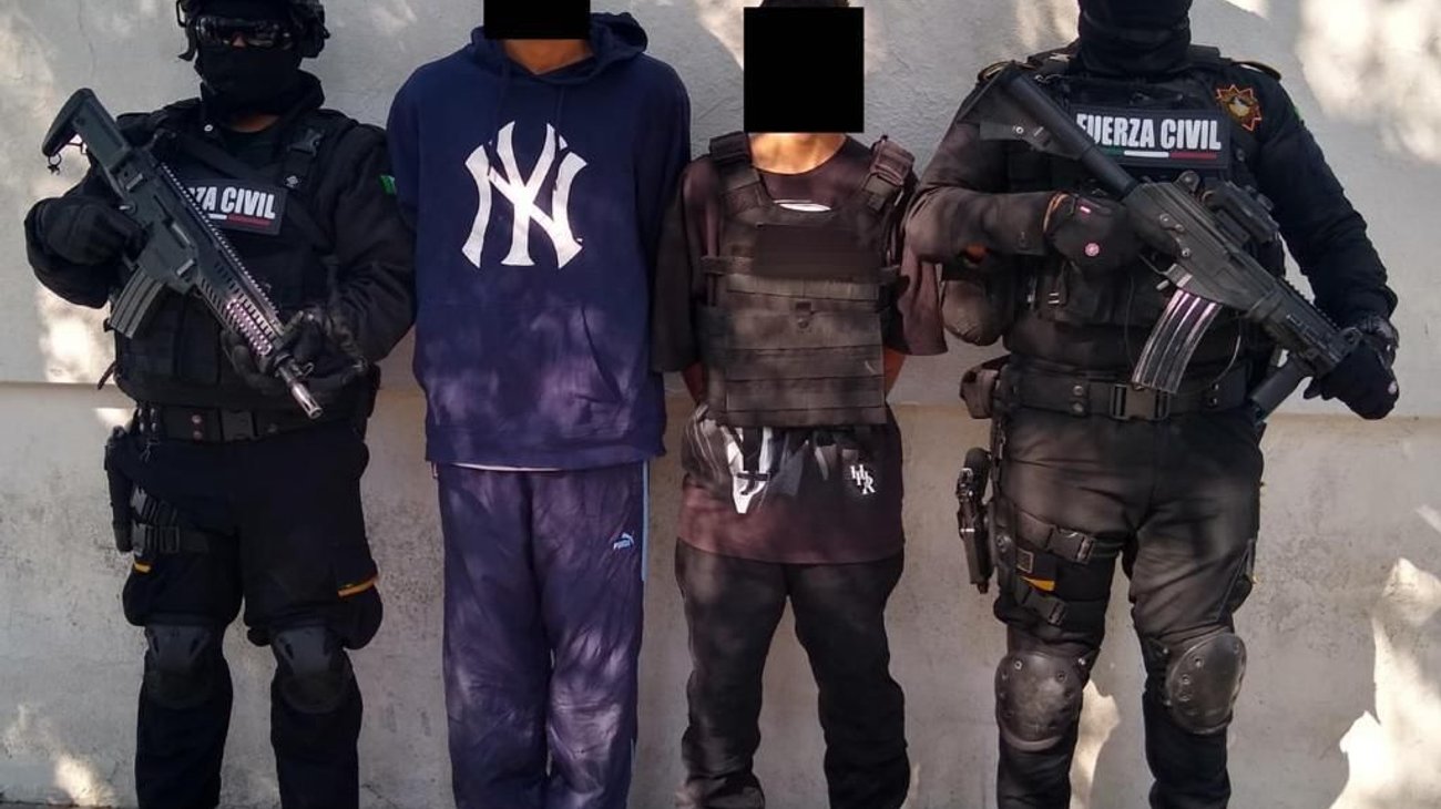 Arrestan a dos presuntos integrantes de un grupo delictivo 