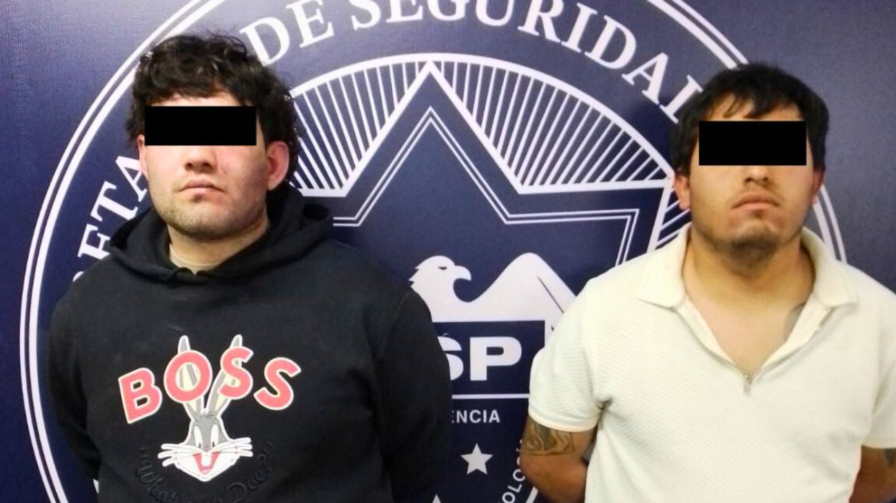 Detiene Policía de San Pedro a dos presuntos extorsionadores