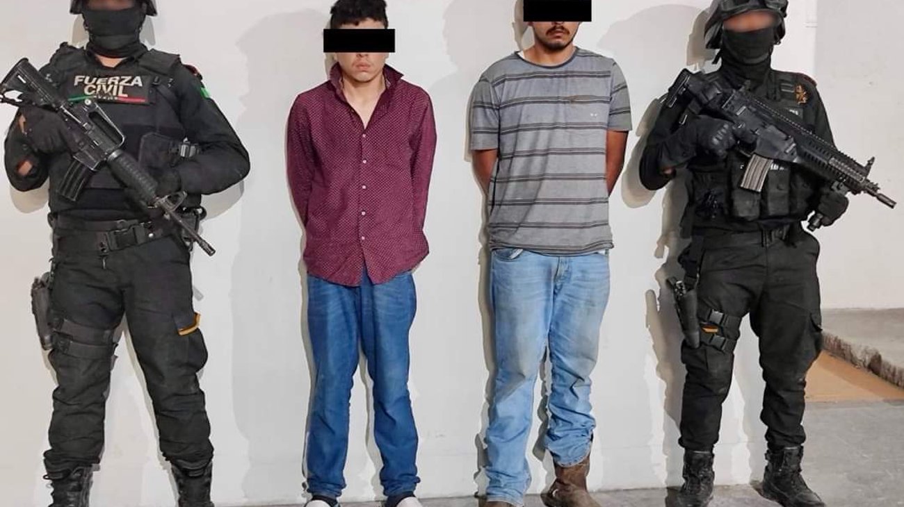 Detienen a dos por homicidio en vulcanizadora de Galeana