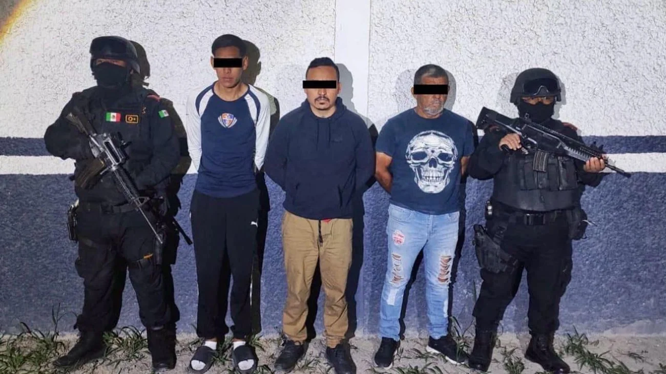 Detienen a tres hombres con medio millón de pesos en García