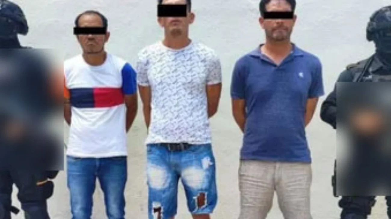 Fuerza Civil detiene a 3 hombres con drogas en Guadalupe