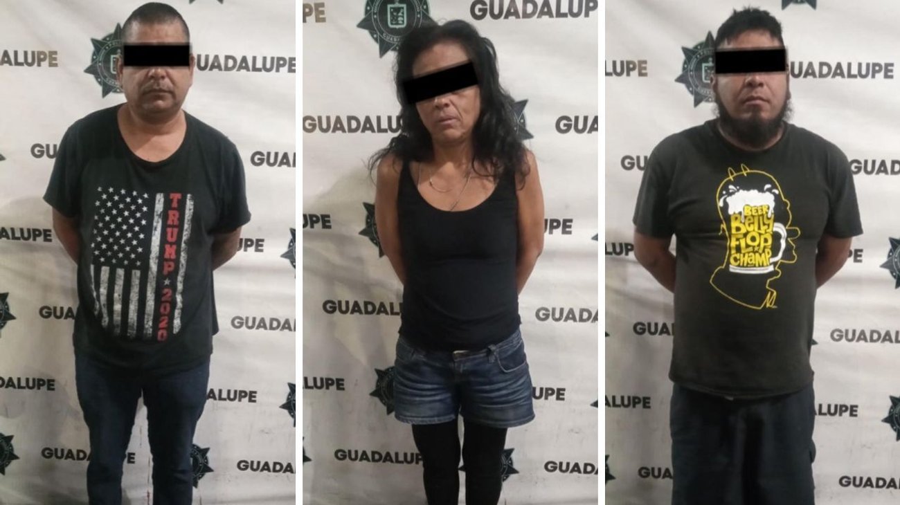 Detenidos por portación de arma de fuego y drogas