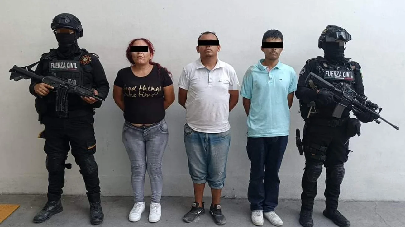 Detienen a tres y un menor en Juárez en posesión de drogas
