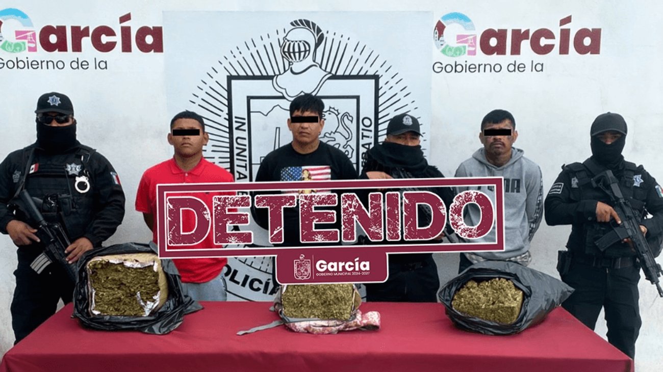 Detienen a 8 personas en García tras diversos operativos