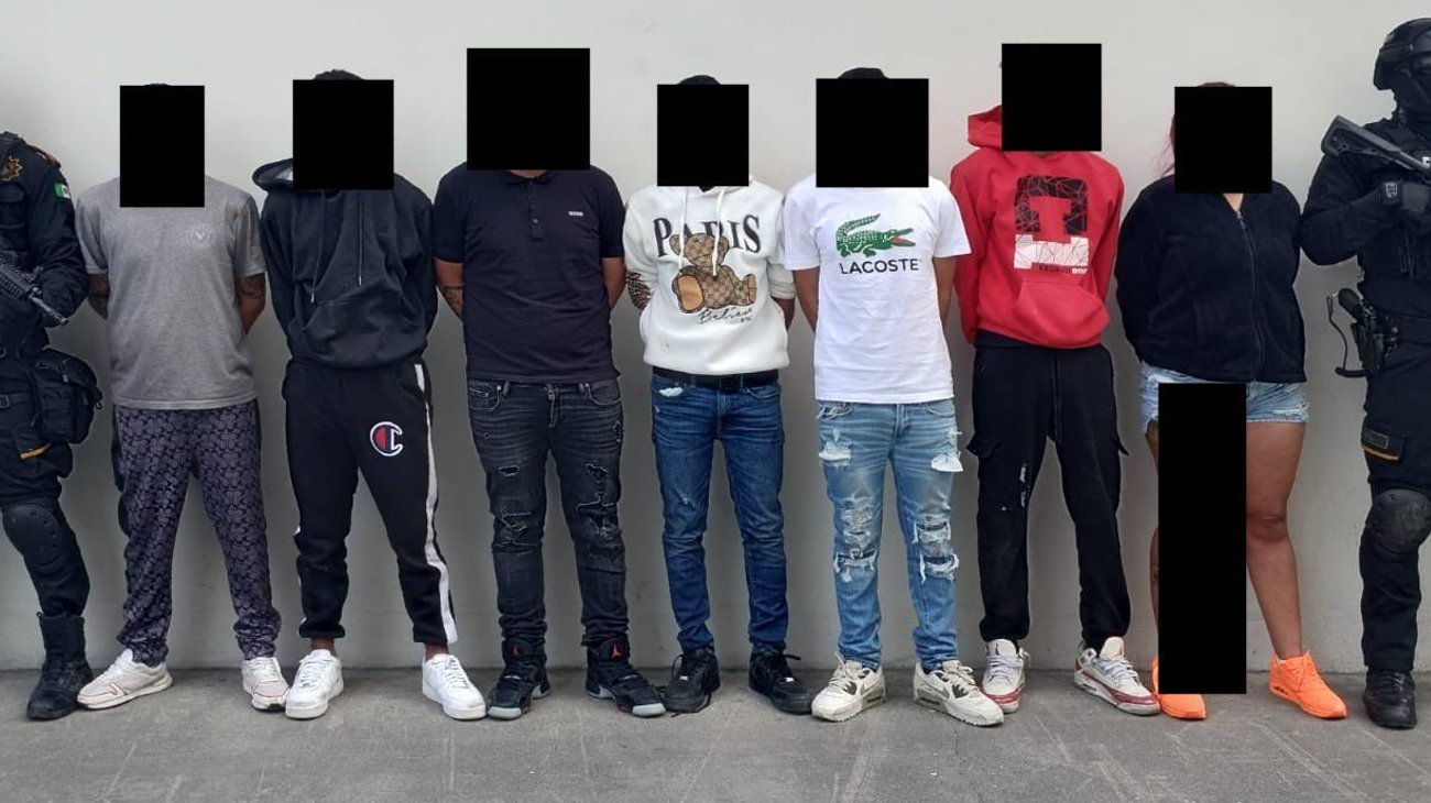 Detienen a nueve personas en operativo en 'El Pozo'