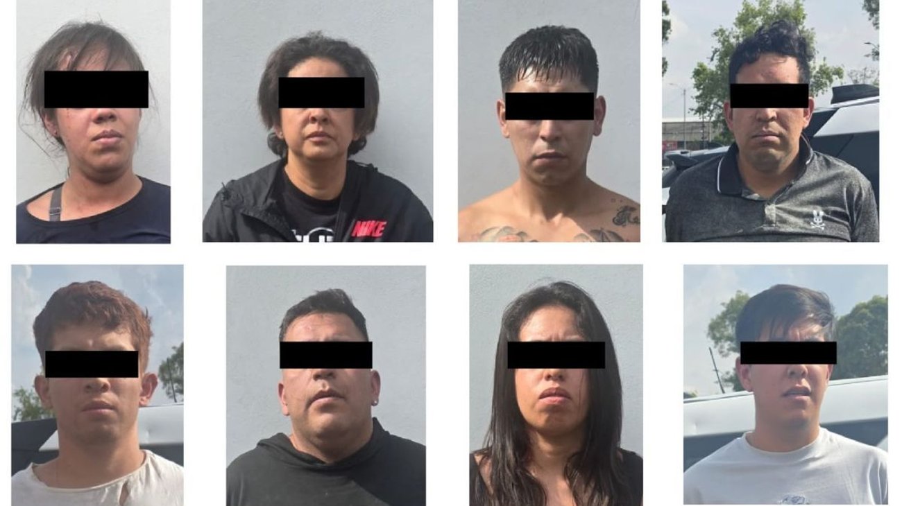Detienen a ocho personas por presunto despojo en CDMX
