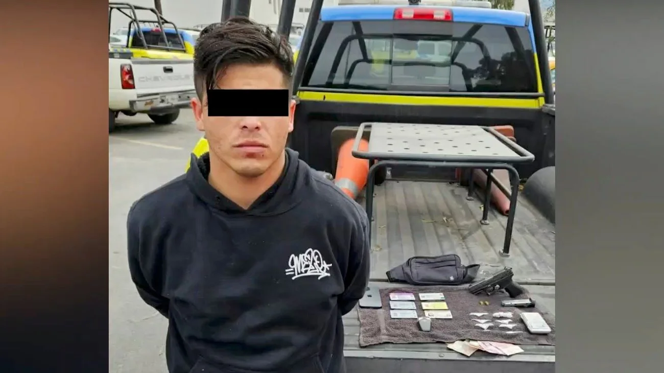 Cae con droga y armado; lo investigan por asaltos