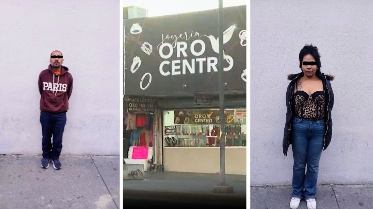 Cae pareja vinculada a robo millonario en joyería de Monterrey