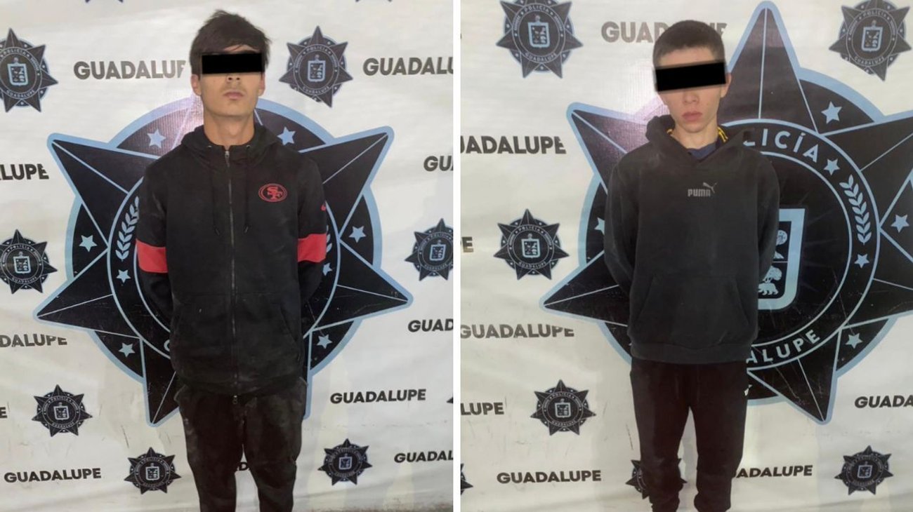 Caen por atracos a tiendas en Guadalupe y Juárez