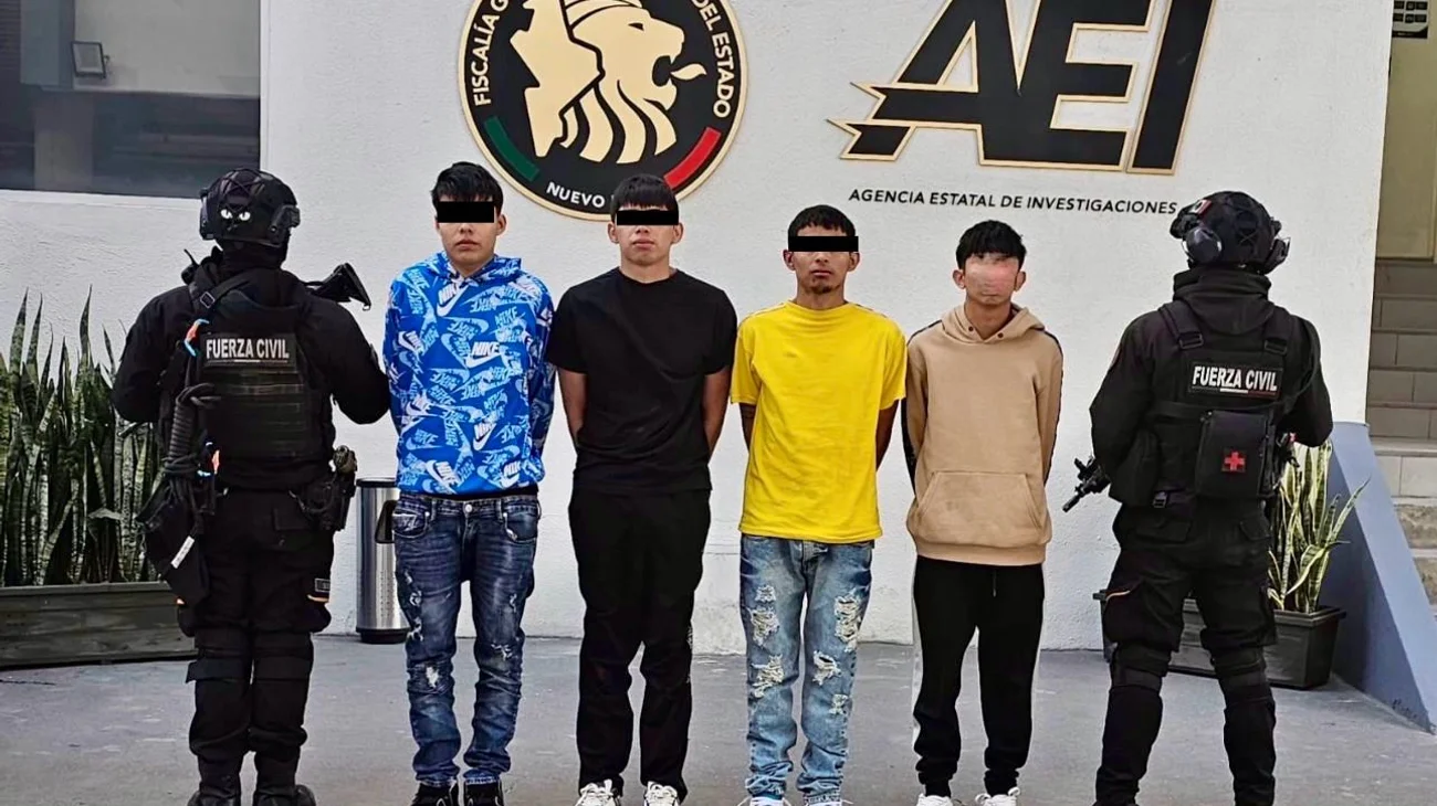 Detienen a cinco por presunta vinculación con grupo delictivo