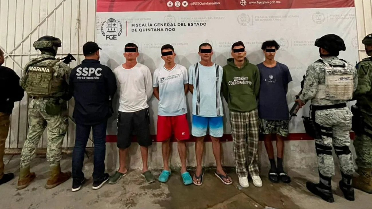Detienen a 15 colombianos por narcomenudeo en Quintana Roo