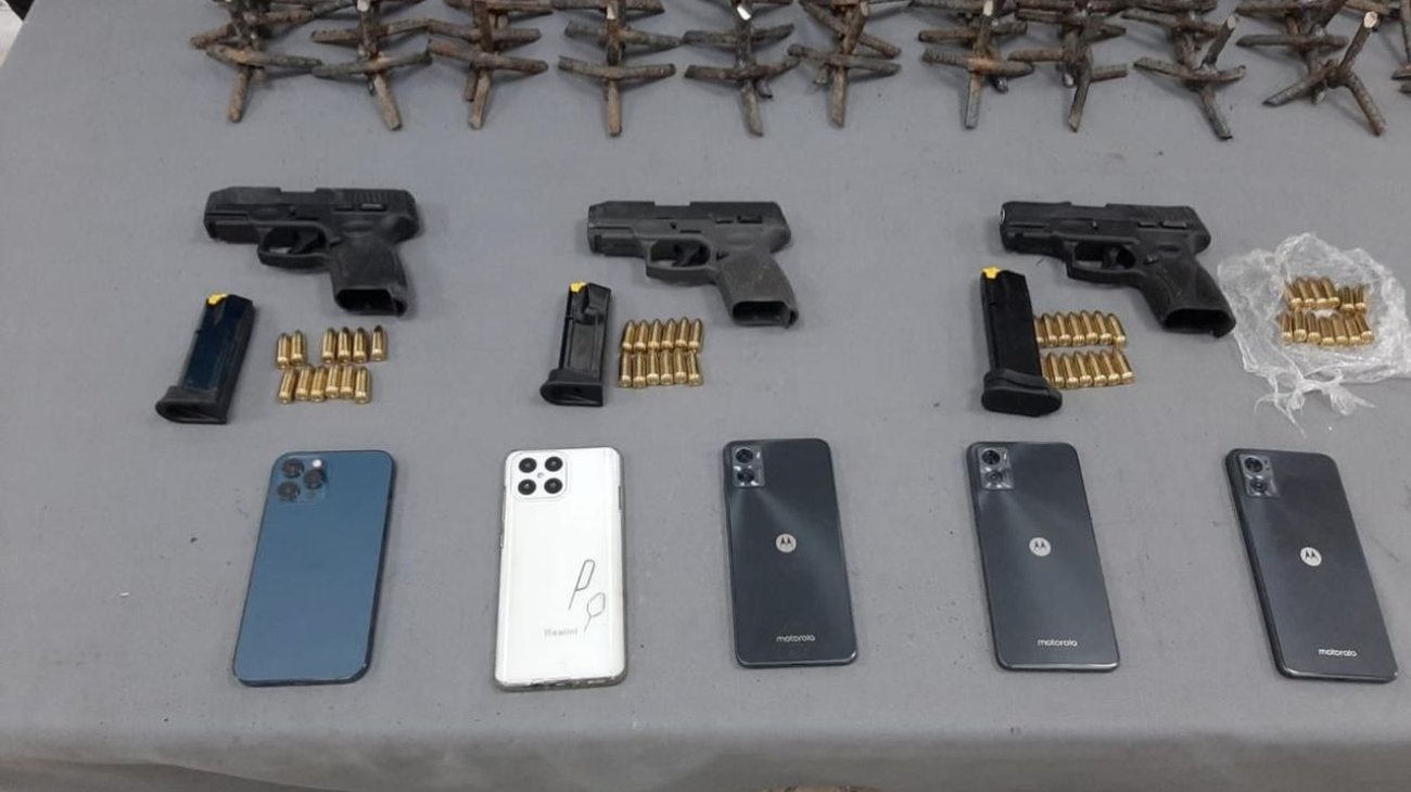 Detienen a cuatro con armas de fuego en Galeana