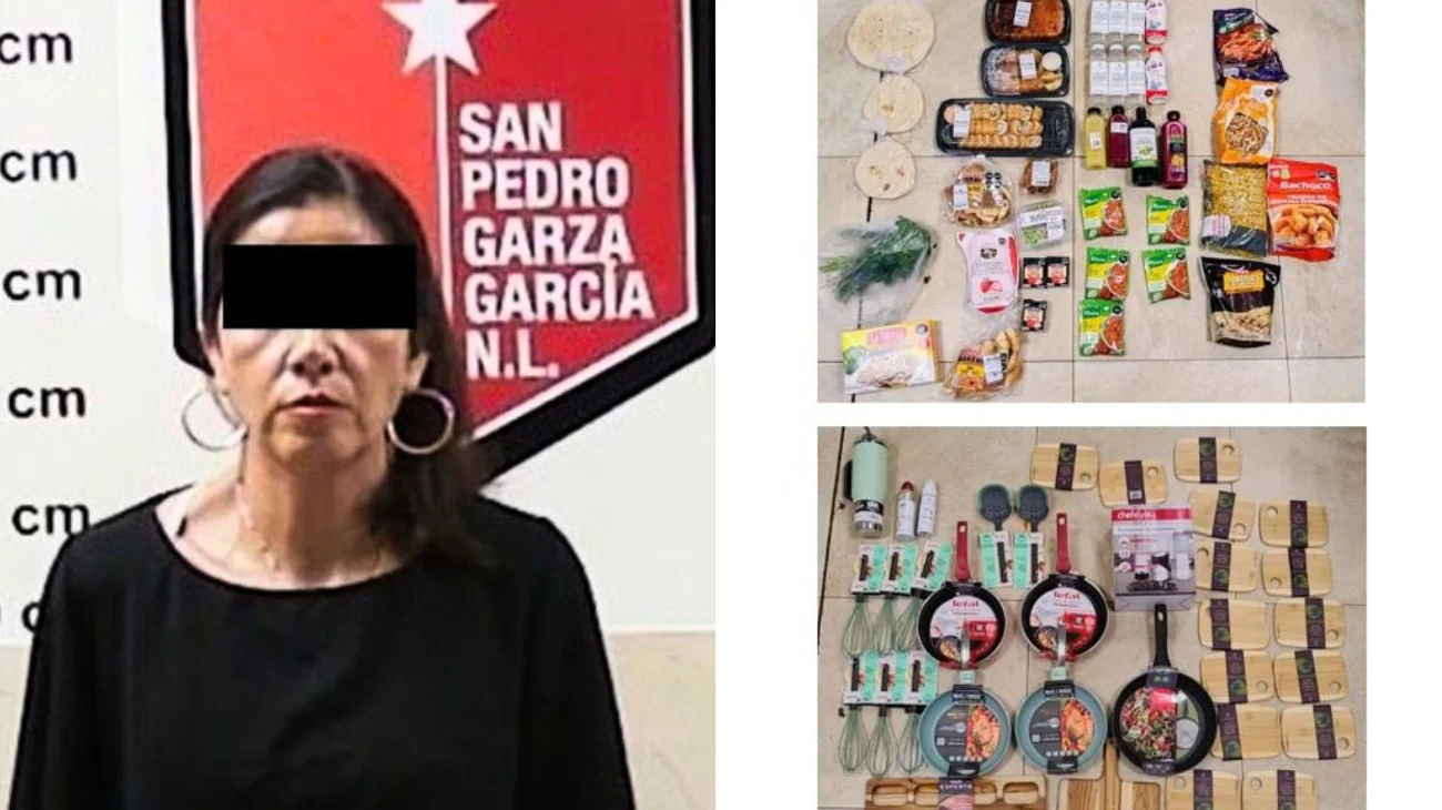 Detienen a 'Lady Sartenes' en supermercado de San Pedro