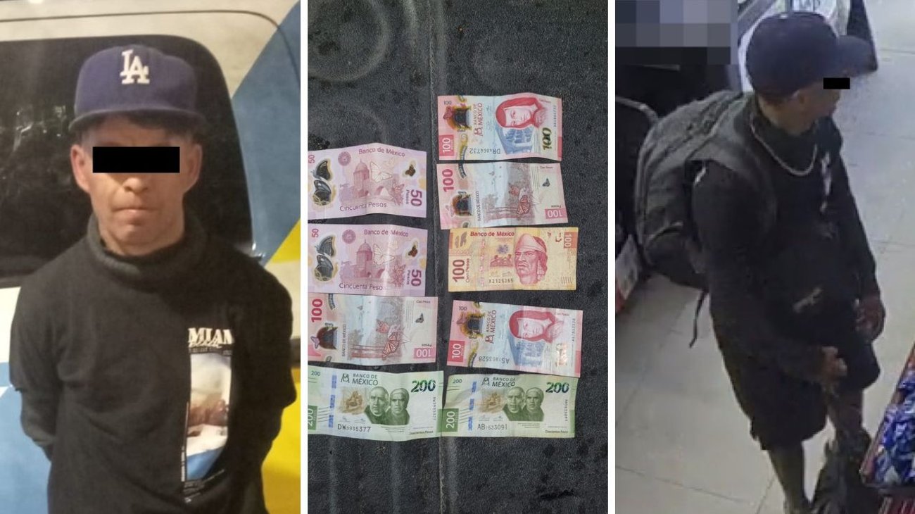 Detienen asaltante de Oxxo en el centro de Monterrey