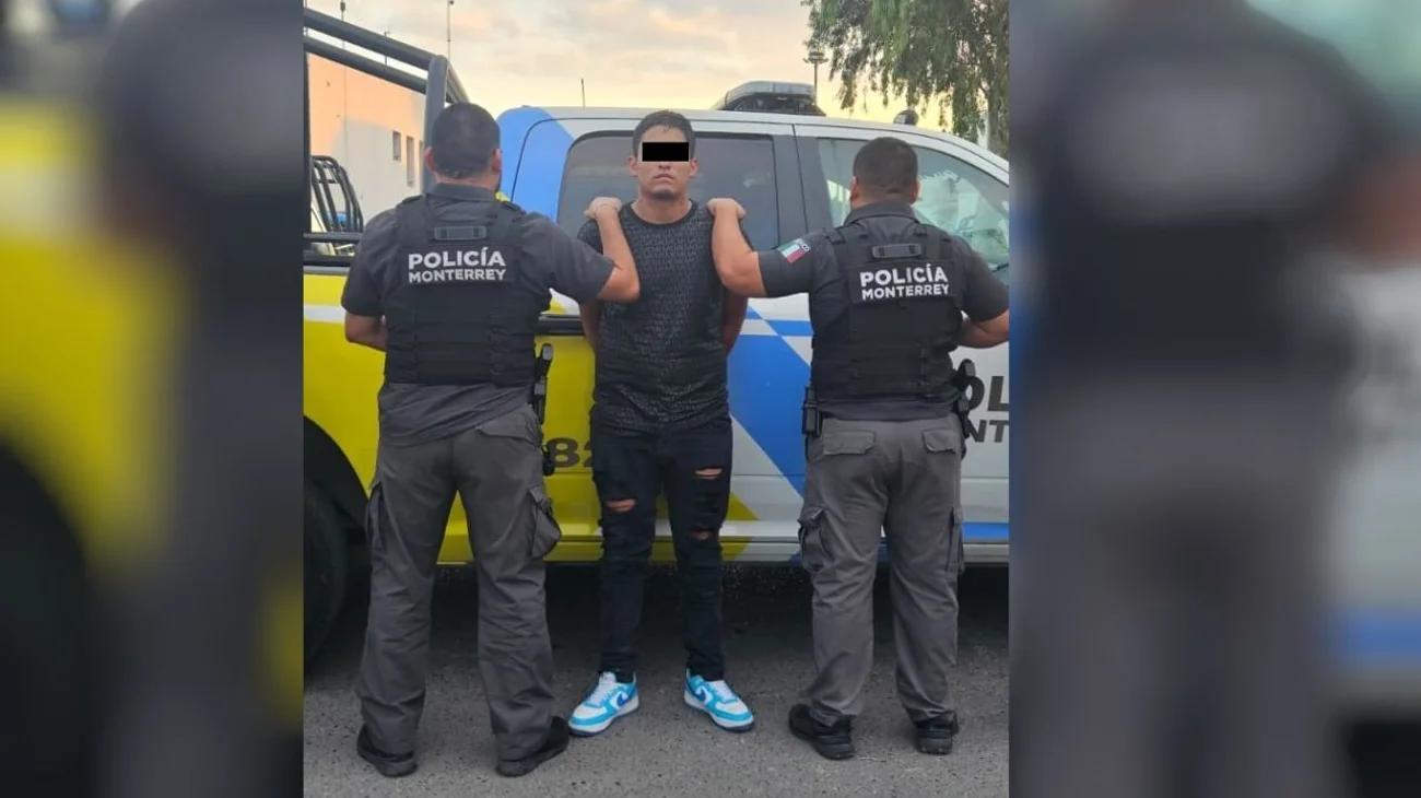 Detienen a joven por asalto a transporte público en Mty