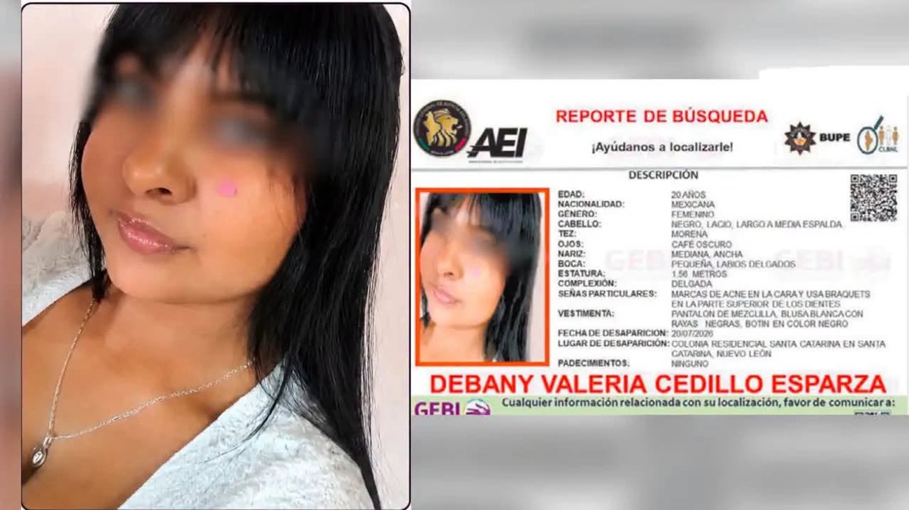 Hallan en Ciudad de México a joven desaparecida en Santa Catarina