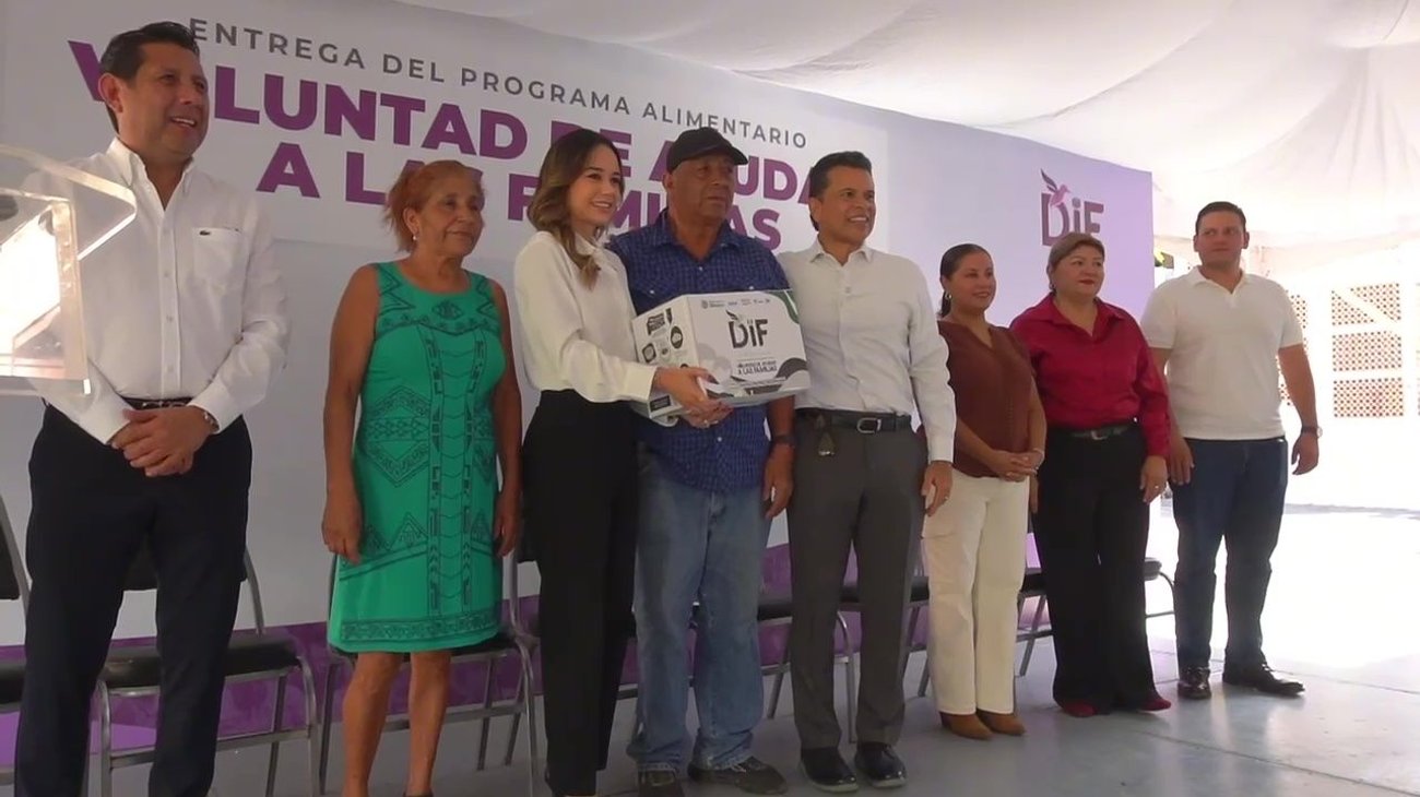 Beneficia DIF Victoria a familias con entrega de despensas