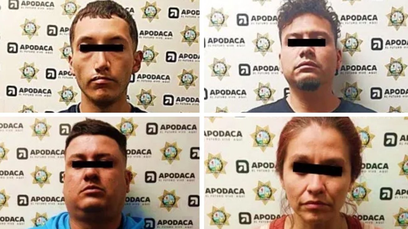 Detienen a mujer y tres hombres con órdenes de aprehensión