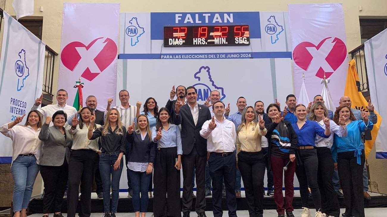 Presenta PAN sus candidatos a diputados locales